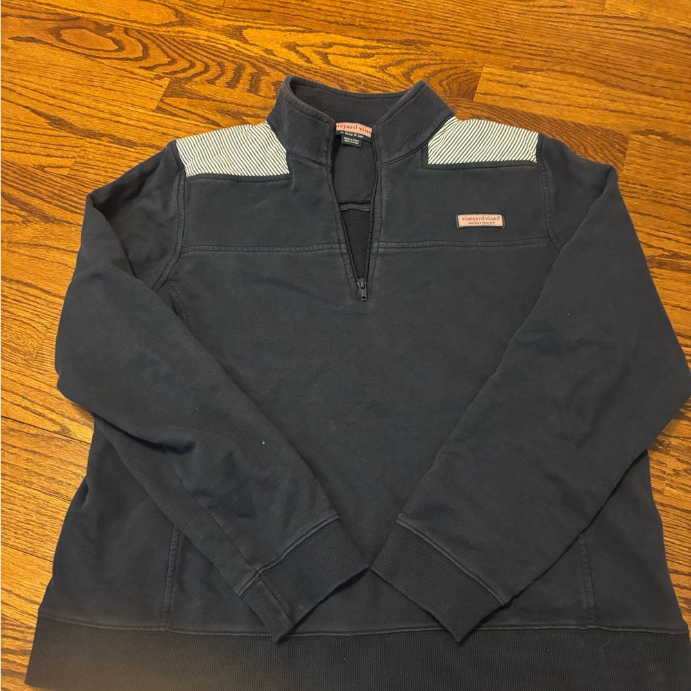 Vineyard Vines Women’s Navy Quarter-Zip Pullover Sweatshirt